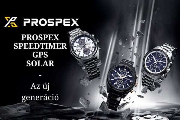 Prospex Speedtimer GPS Solar - Az új generáció