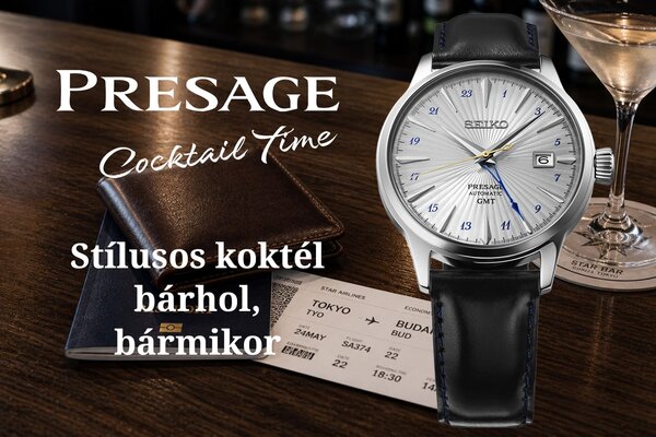 Stílusos koktél bárhol, bármikor - Presage Cocktail Time SSK049J1 GMT