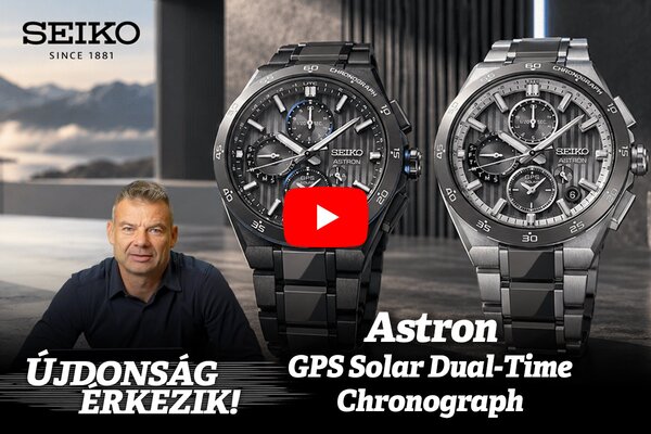 Újdonság érkezik! Astron GPS Solar Dual-Time Chronograph 5X83