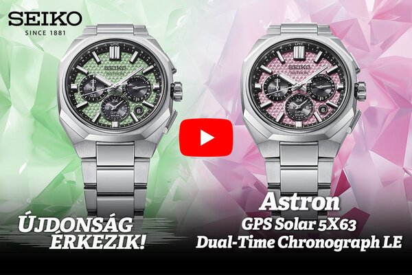 Újdonság érkezik! Astron GPS Solar 5X63 Dual-Time Chronograph Limited Edition