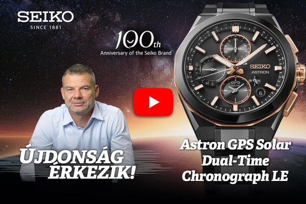 Újdonság érkezik! Astron GPS Solar Dual-Time Chronograph LE