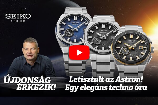 Újdonság érkezik! Letisztult az Astron! Egy elegáns techno óra