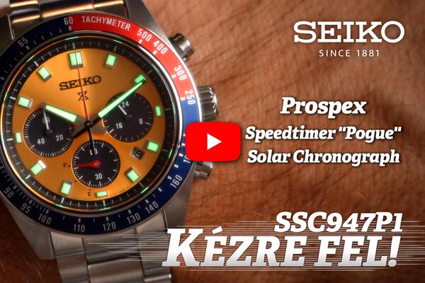 Kézre Fel! Prospex Speedtimer "Pogue" Solar Chronograph SSC947P1