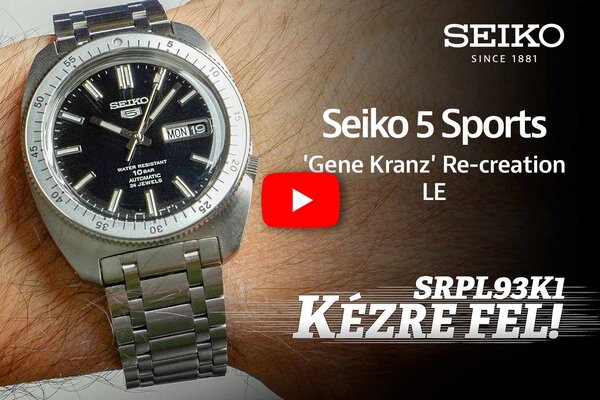 Kézre fel! Seiko 5 Sports 'Gene Kranz' Re-creation limited edition SRPL93K1